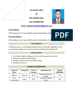 Curriculum Vitae Rakibul