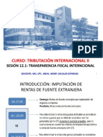 Sesion 12.1 Transparencia Fiscal Internacional