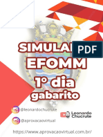 Gabarito Simulado EFOMM 02 - DIA 1