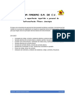 Reporte de Capacitación Impartida A Personal de Minera Juanicipio