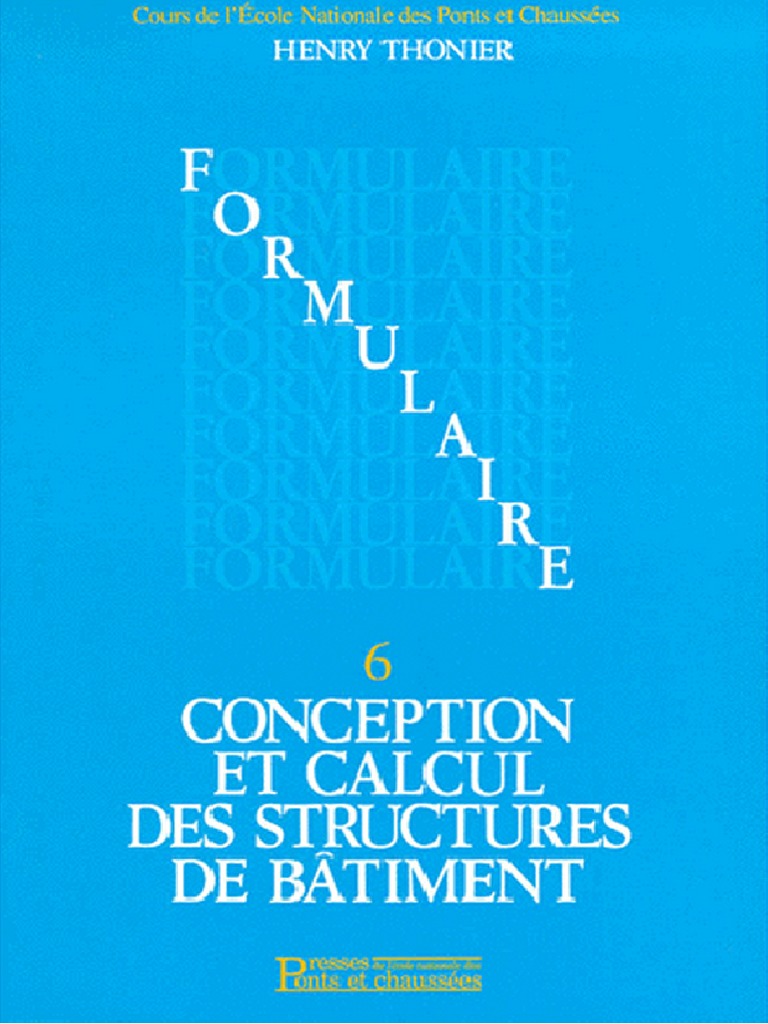 Conception Et Calcul Des Structures de Bâtiment Tome 6 | PDF