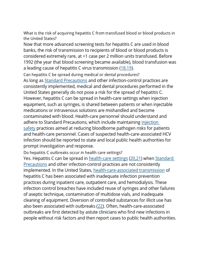 Hepatitis C Liver Transplant | PDF | Social Science | Self-Improvement