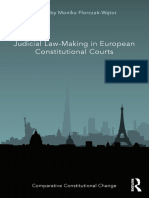 (WATOR) Judicial Law-Making in Europe Constitutional Courts