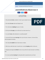 Gerunds and Infinitives Exercise 4 _ ENGLISH PAGE