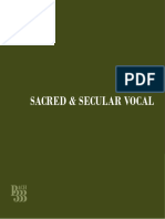 Bach333 Sacred and Secular Vocal
