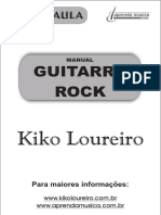 Manual Guitarra Rock Kiko Loureiro