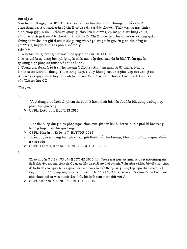 BT 3 | PDF