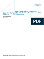 Dell Storage Compatibility Matrix - Q2 - 2018 v3