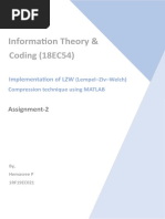 Information Theory &: Coding (18EC54)