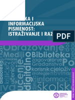 Medijska I Informacijska Pismenost Istrazivanje I Razvoj e Izdanje 1