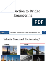 Introduction To Bridge Engineering: Presentation Created by David Garber (Assistant Professor, FIU)