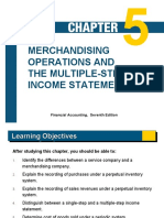 Merchandising Operations and The Multiple-Step Income Statement