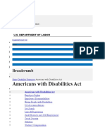 Americans With Disabilities Act: Breadcrumb