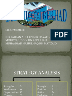 DRB HICOM BERHAD Strategy Analysis