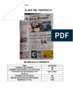 Análisis Del Periódico