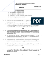 Engineering Graphics - I: B.E. All Branches / B.E. (Fire Engineering) First Semester (C.B.S.)