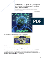 Cosè La Cognitive Warfare La NATO Ed Il Progetto Di Guerra Tramite Controllo Del Cervello Umano Condo