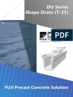 DU Series U-Shape Drain (T-25) Product Details