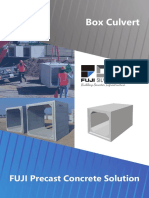 Box Culvert: FUJI Precast Concrete Solution