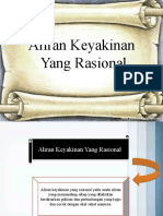 Aliran Keyakinan Yang Rasional