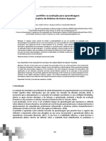 Uso do portfólio na avaliação de disciplina de Didática