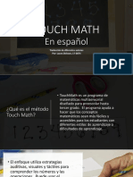 Cómo funciona el método Touch Math para enseñar matemáticas de forma multisensorial