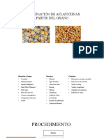 Diapositivas Determinación de Aflatoxinas 