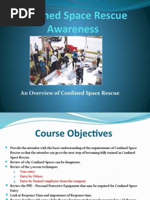 Confined Space Rescue Plan