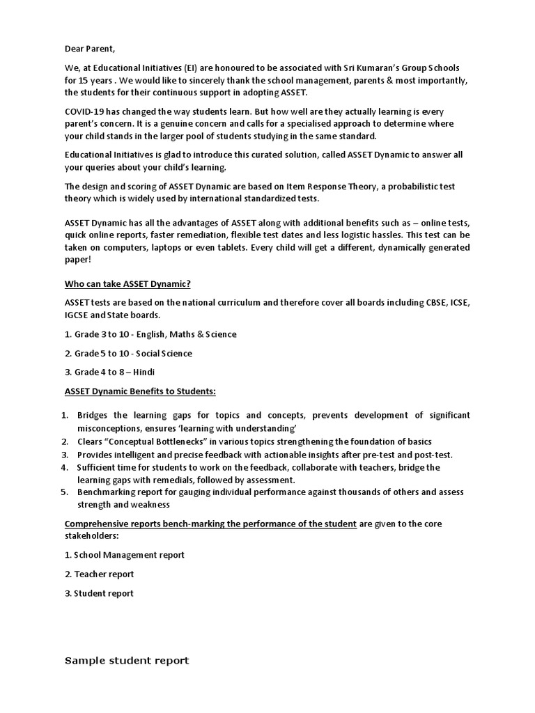 Who Can Take ASSET Dynamic? | PDF | Career & Growth