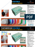 Facemask Topmark KN95 Colores 1.0