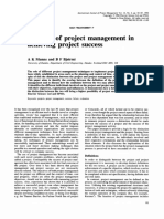 The Role of Project Management in Achieving Project Success