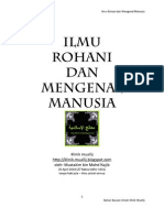 Ilmu Rohani Dan Mengenal Manusia