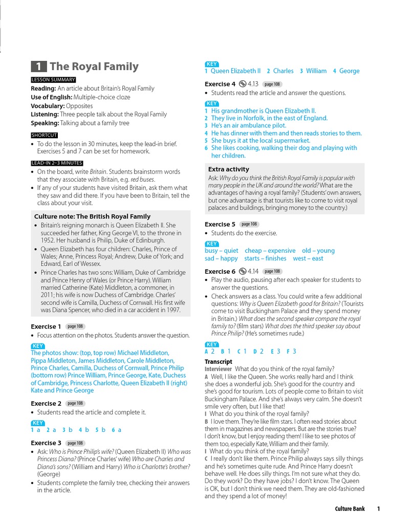 The Royal Family | PDF | Elizabeth Ii | Royalties