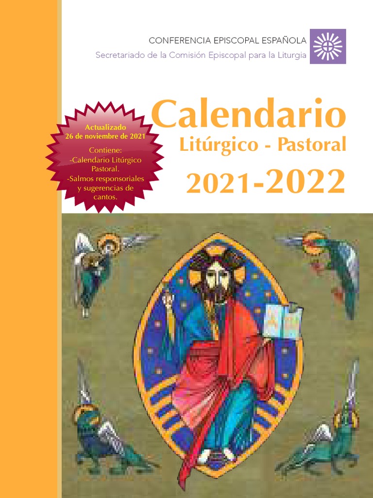 Calendario Liturgico Pastoral 2021-2022 | PDF | Misa (liturgia) | Año ...