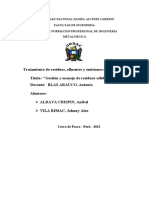 Gestion de Residuos Solidos