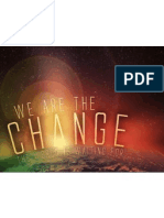 We Are The Change - Desktop Background