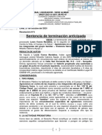 Exp. 04607-2021 Lesiones Leves Por Violencia Familiar - Sentencia de Terminacion Anticipada