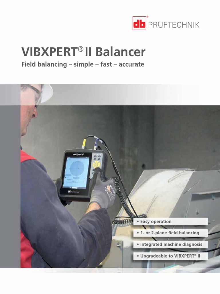 Vibxpert II Balancer Field Balancing Simple Fast Accurate PDF
