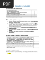 Examen de Loloto