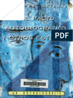 Philippe Lejeune El Pacto Autobiografico y Otros Textos