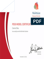 Peso Model Certification