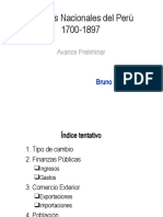 Cuentas Nacionales Del Perú 1700-1897