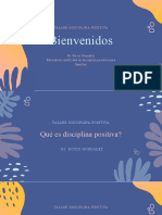 Bienvenidos: Taller Disciplina Positiva