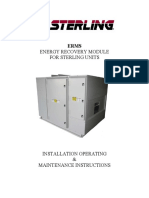 Energy Recovery Module For Sterling Units