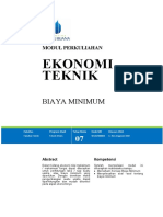 Modul 7.2 Ekonomi Teknik