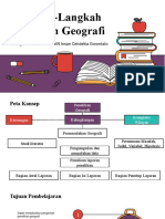 Langkah-Langkah Penelitian Geografi