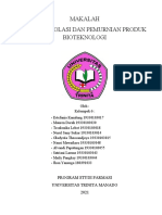 Makalah Kelompok 6 (Bioteknologi Farmasi)