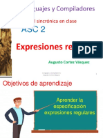 SEMANA 4 - ASC 2  Expresiones regulares   y automatas Prof Cortez