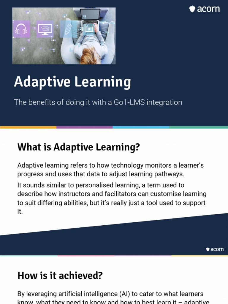 Adaptive Learning: Learning With AI | PDF | Learning | Artificial ...
