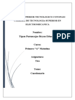 Cuestionario TIC'S - Seguridad Informática